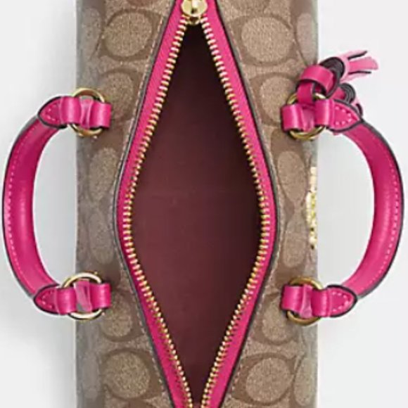 Coach Lacey Crossbody In Signature Canvas - Picture 8 of 9